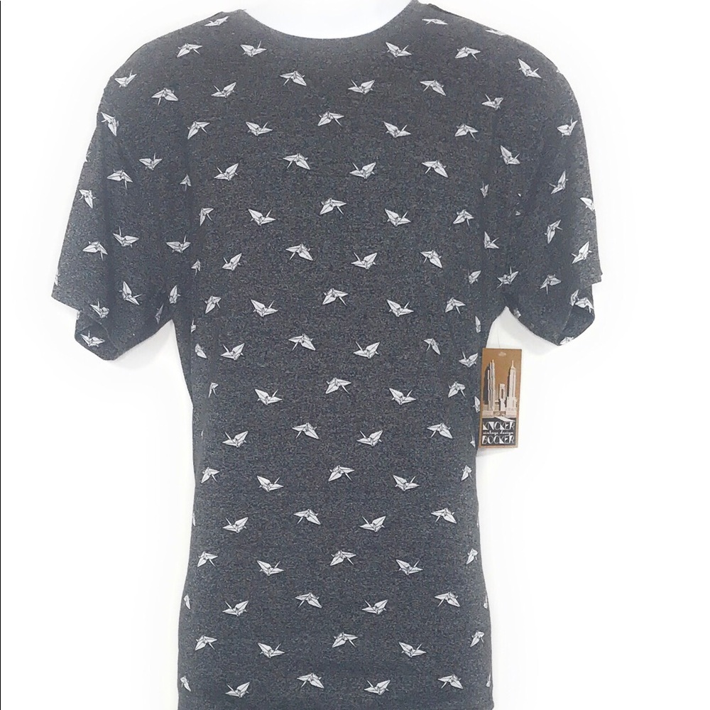 Knickerbocker Grey & White Paper Planes Shirt SzXL
